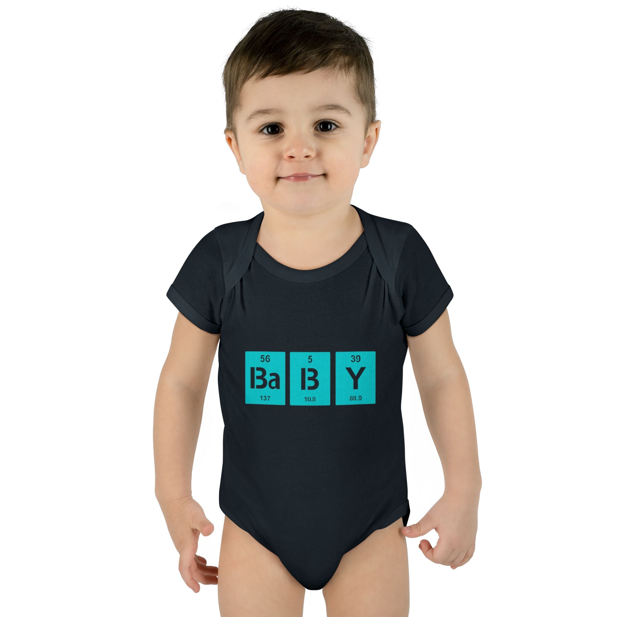 Baby Bodysuit "BaBy" Periodic Table Design – Cute Newborn Onesie Gift