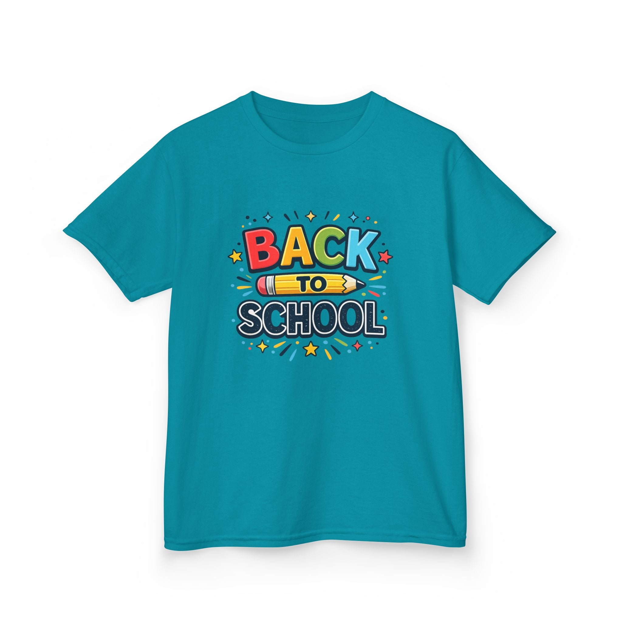 Back to School Kids T-Shirt — Colorful Pencil Design