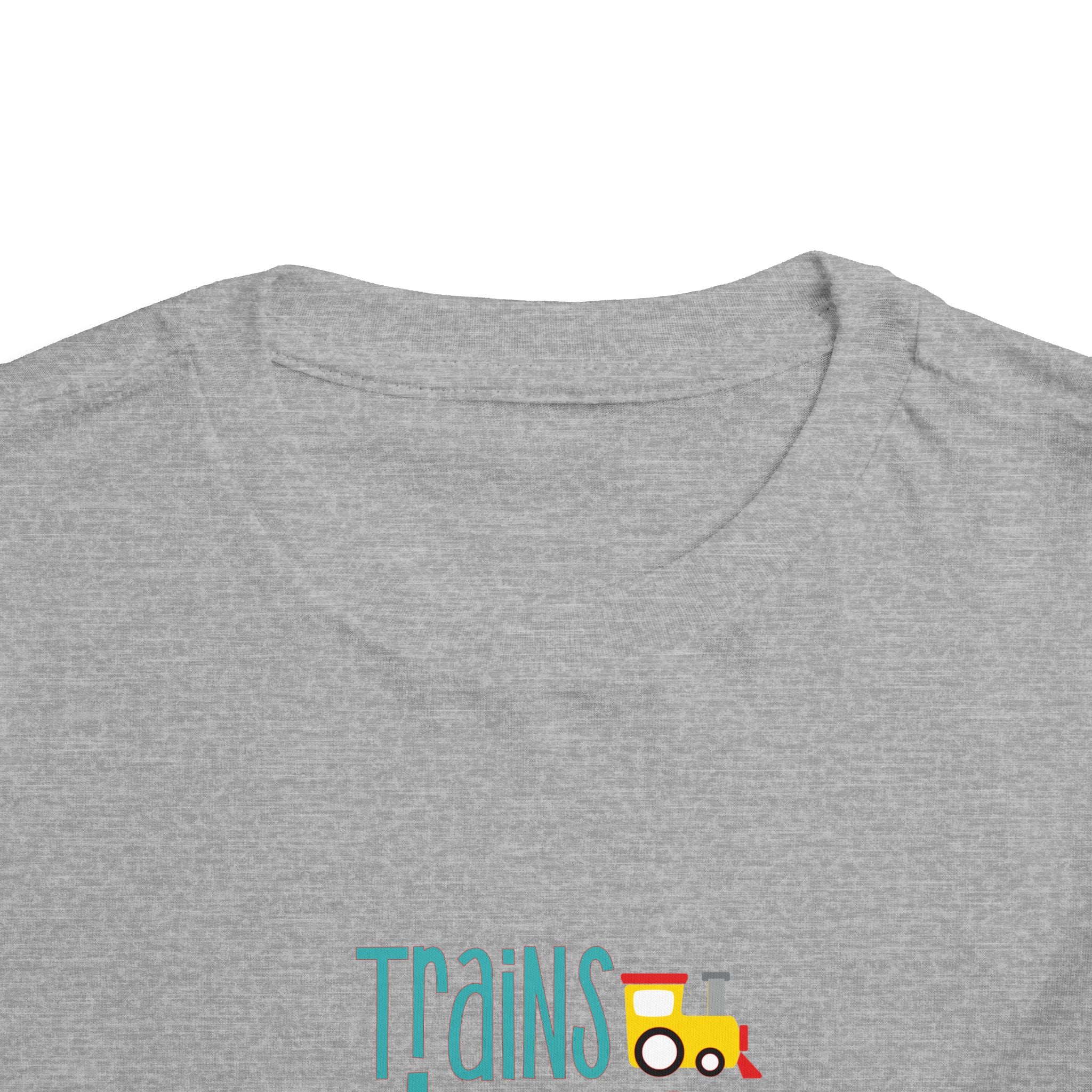 Toddler Tee – "Trains Planes Trucks Toys" Little Boys Graphic Shirt