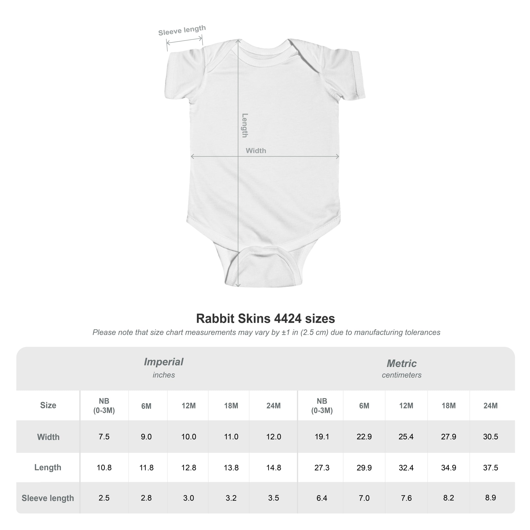 Infant Bodysuit - "Made With Love"