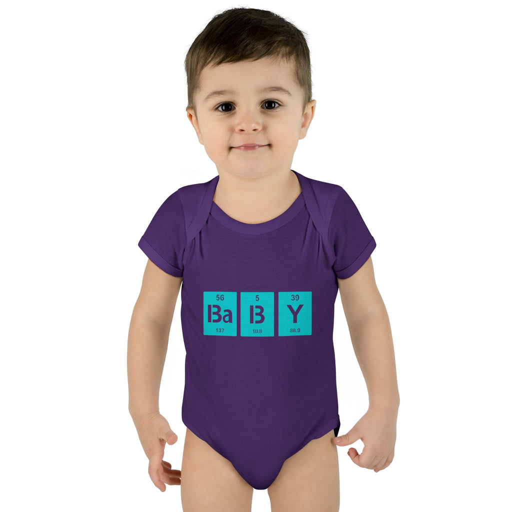 Baby Bodysuit "BaBy" Periodic Table Design – Cute Newborn Onesie Gift