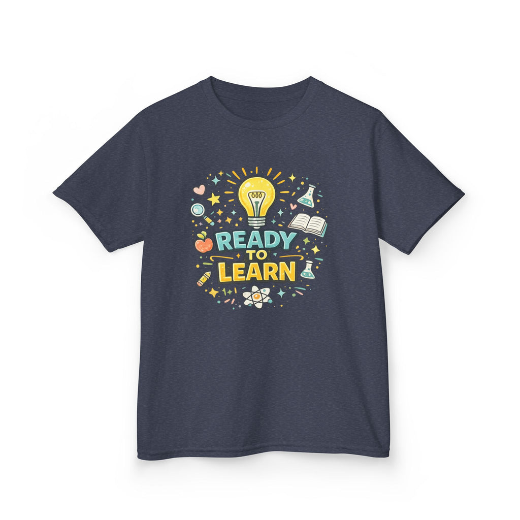 Ready to Learn Kids T‑Shirt — Back to School Educational Graphic Tee