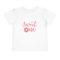 Toddler Tee - "Sweet One" Pink Donut First Birthday Shirt