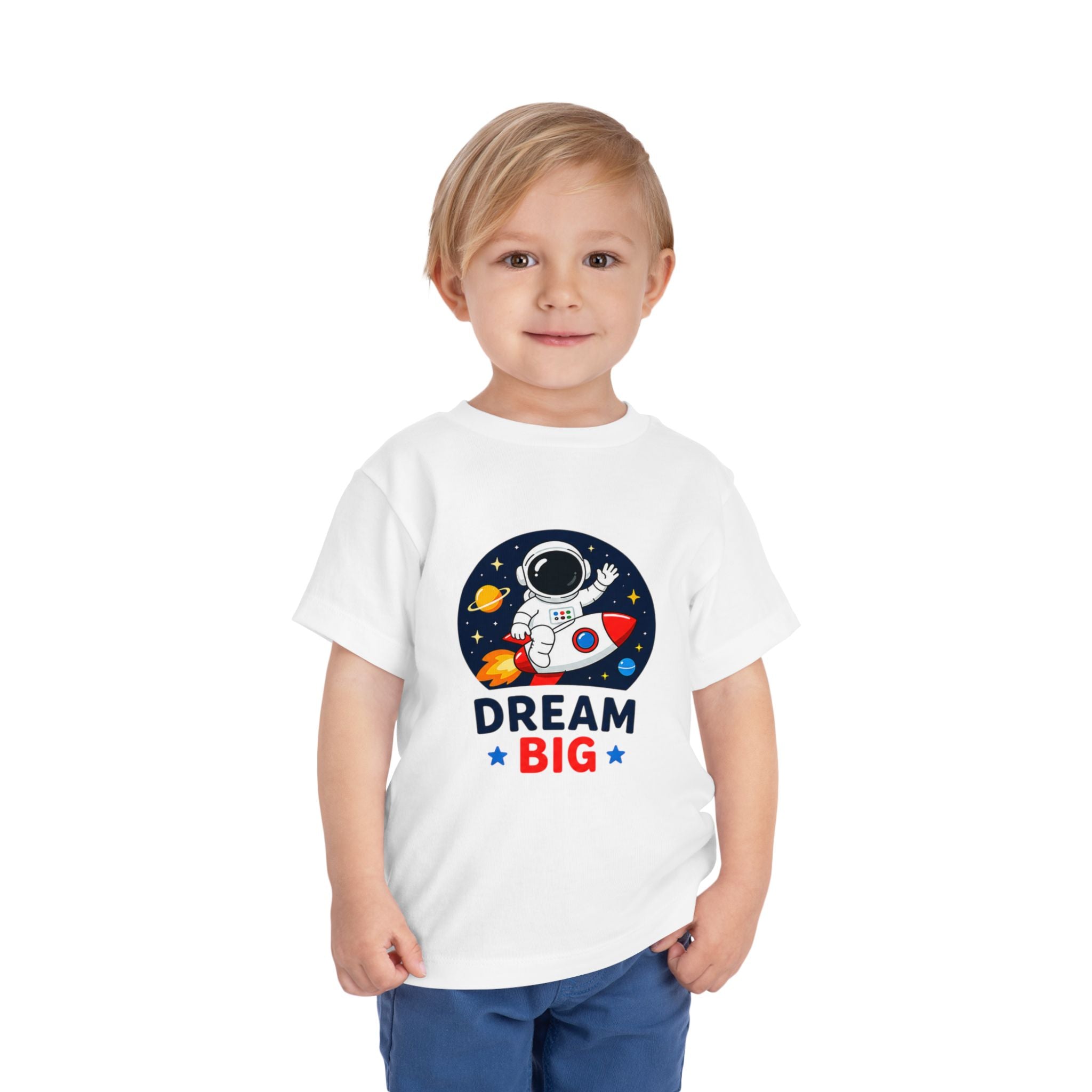 Toddler Tee - 'Dream Big' Astronaut Rocket Space Shirt
