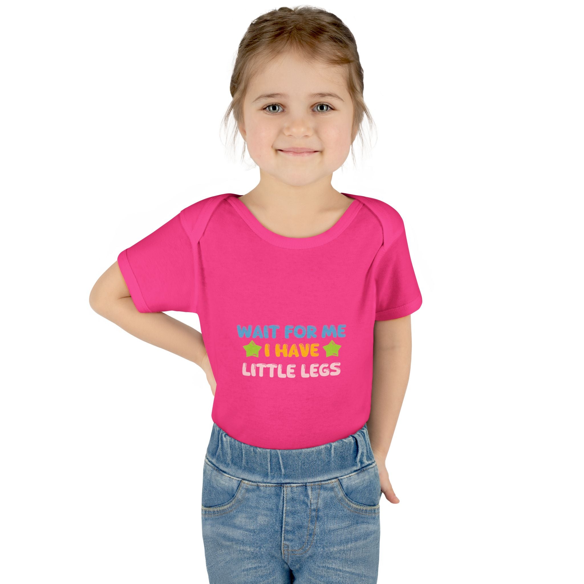 Infant Bodysuit - "Wait For Me I Have Little Legs" Cute Baby Onesie