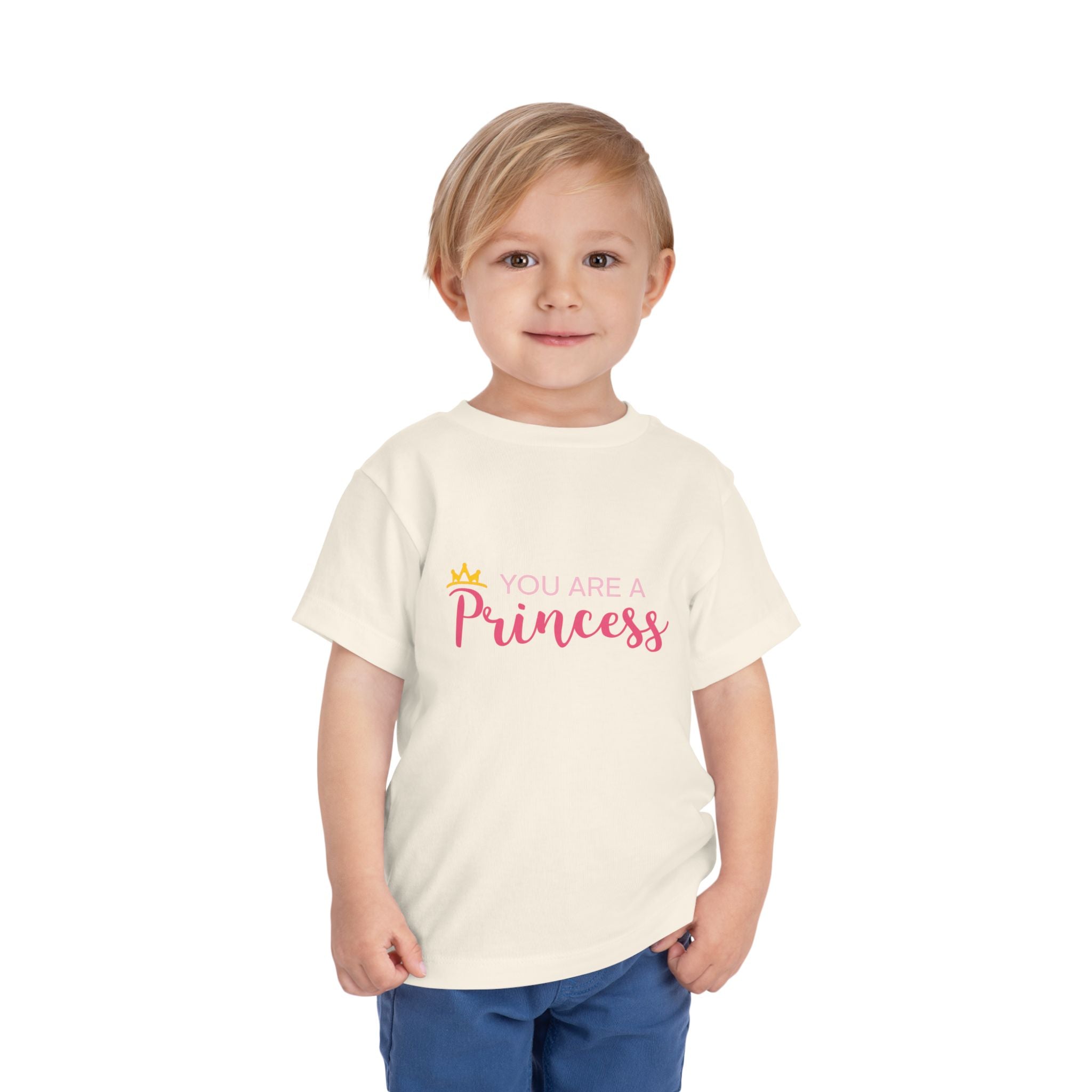 Toddler Tee - "You Are A Princess" Pink Crown Graphic