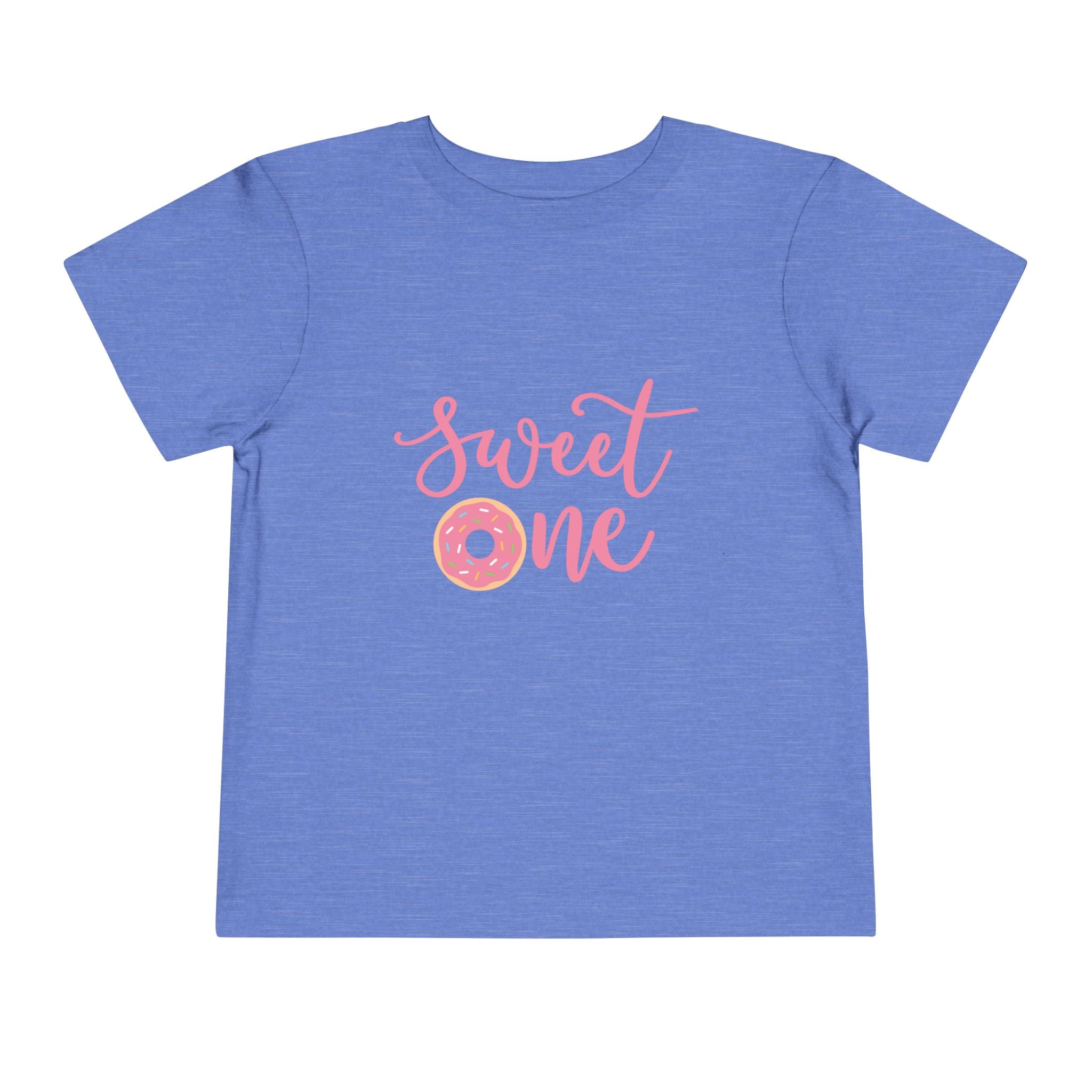 Toddler Tee - "Sweet One" Pink Donut First Birthday Shirt