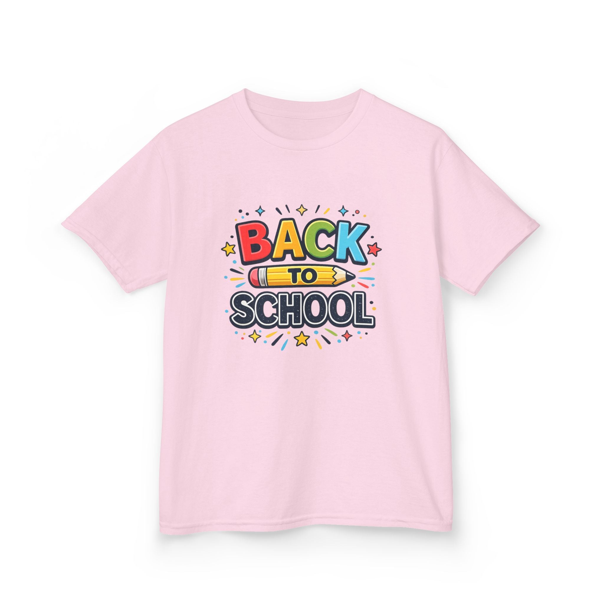 Back to School Kids T-Shirt — Colorful Pencil Design