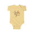 Infant Bodysuit — "God Gave Me You" Script Baby Onesie with Heart