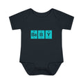 Baby Bodysuit "BaBy" Periodic Table Design – Cute Newborn Onesie Gift