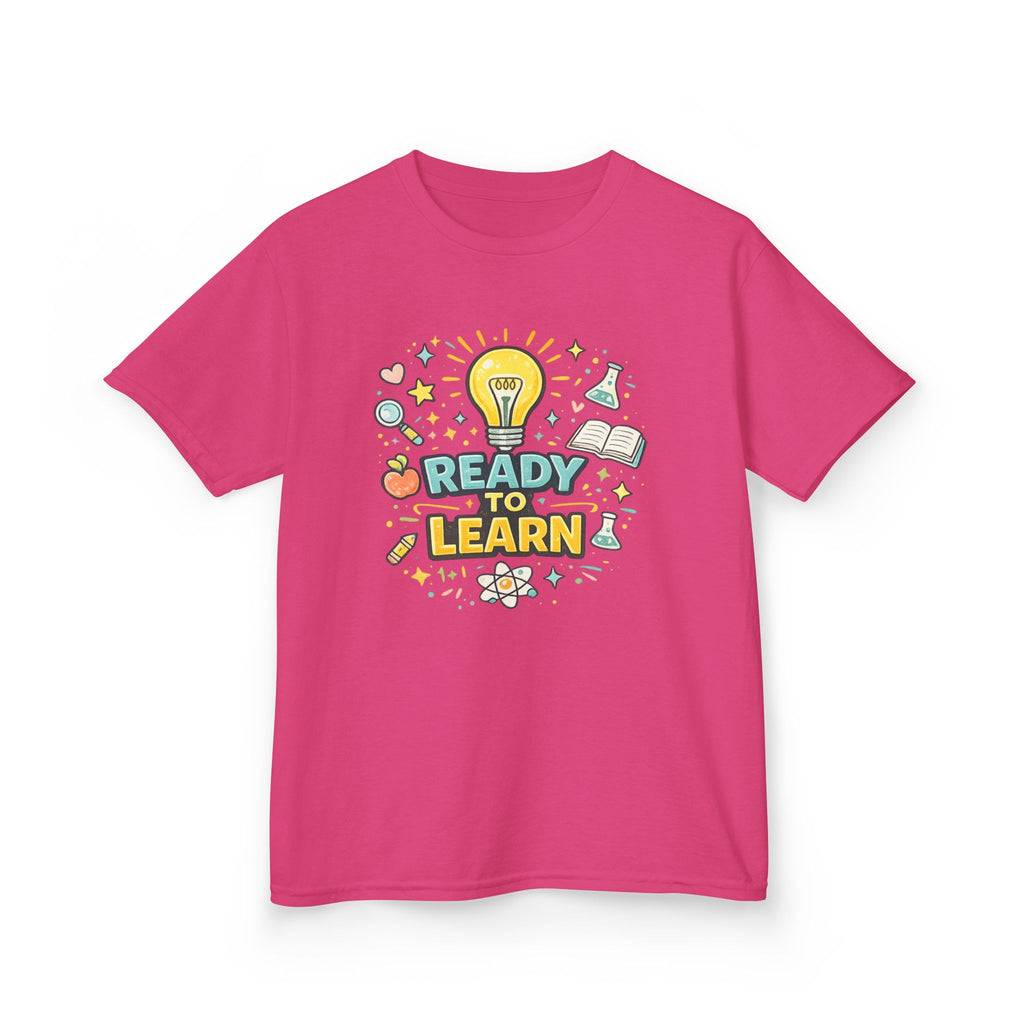 Ready to Learn Kids T‑Shirt — Back to School Educational Graphic Tee