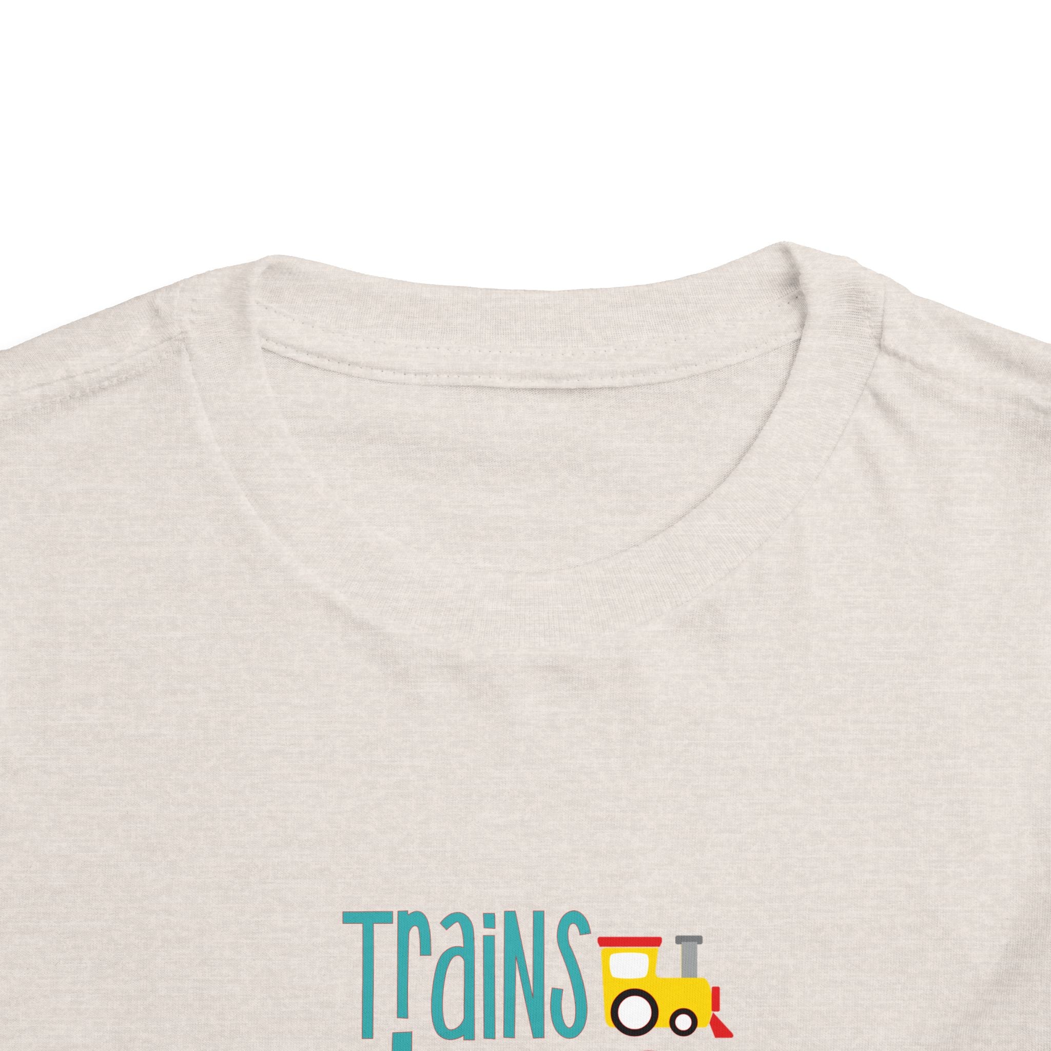 Toddler Tee – "Trains Planes Trucks Toys" Little Boys Graphic Shirt