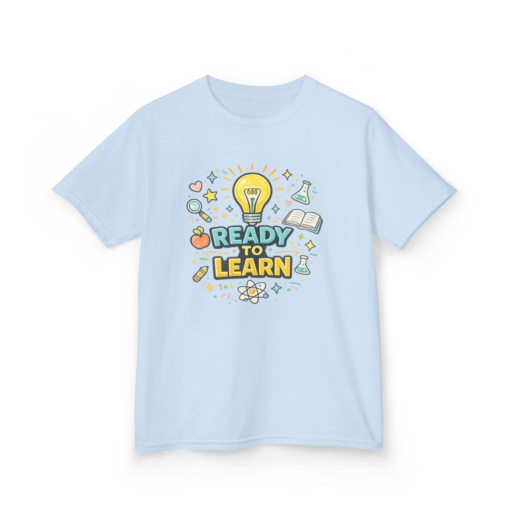 Ready to Learn Kids T‑Shirt — Back to School Educational Graphic Tee