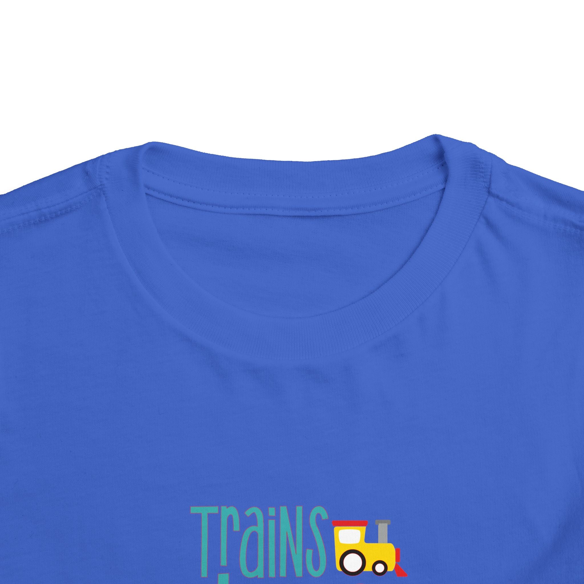 Toddler Tee – "Trains Planes Trucks Toys" Little Boys Graphic Shirt