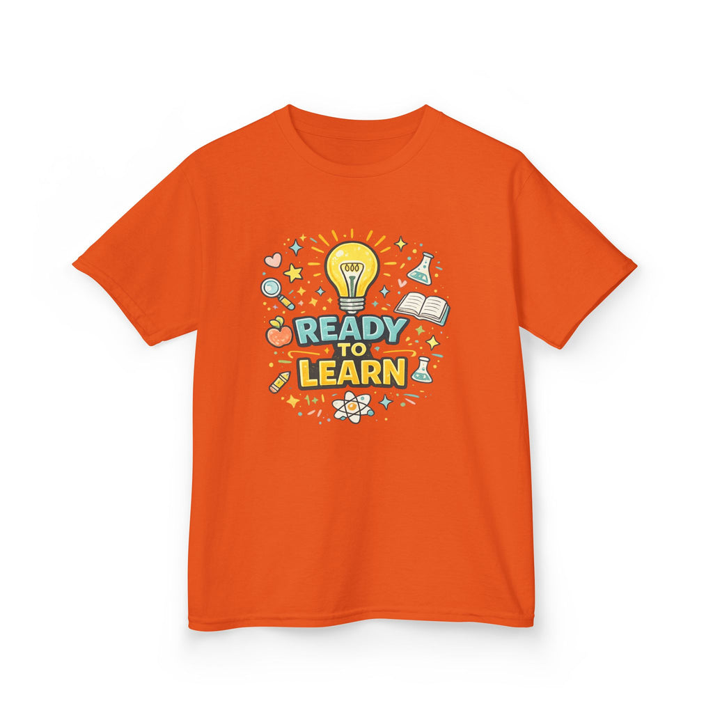 Ready to Learn Kids T‑Shirt — Back to School Educational Graphic Tee