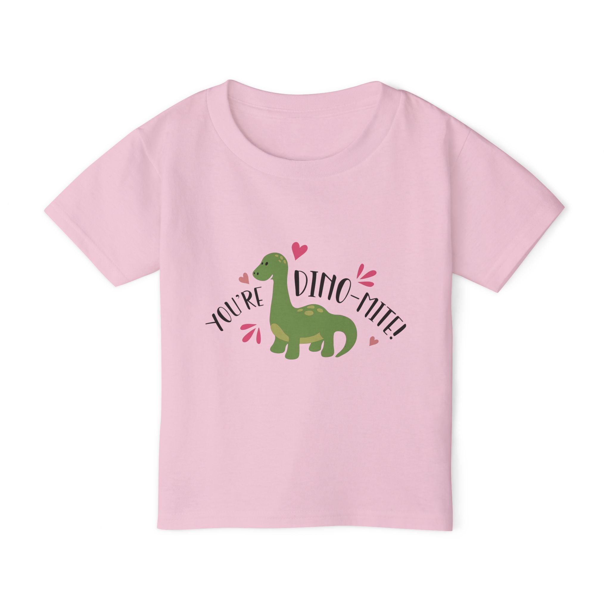 Toddler T-Shirt – "You're Dino-Mite" Cute Green Dinosaur Kids Tee