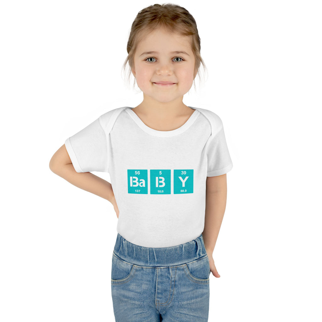 Baby Bodysuit "BaBy" Periodic Table Design – Cute Newborn Onesie Gift