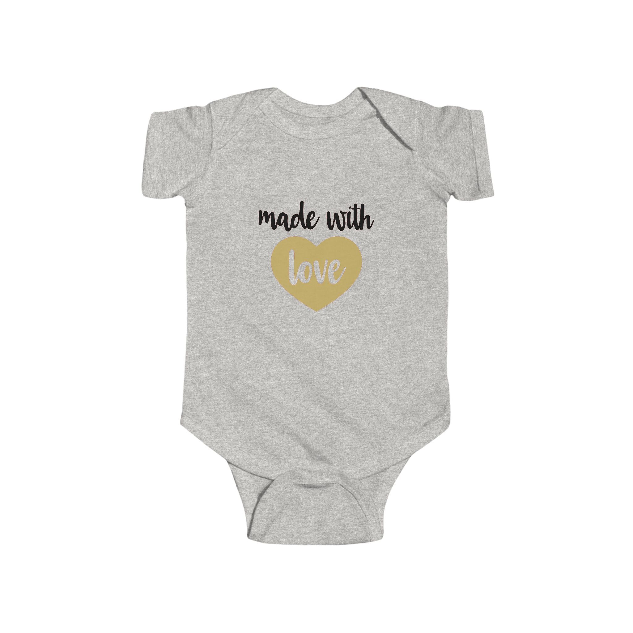Infant Bodysuit - "Made With Love"