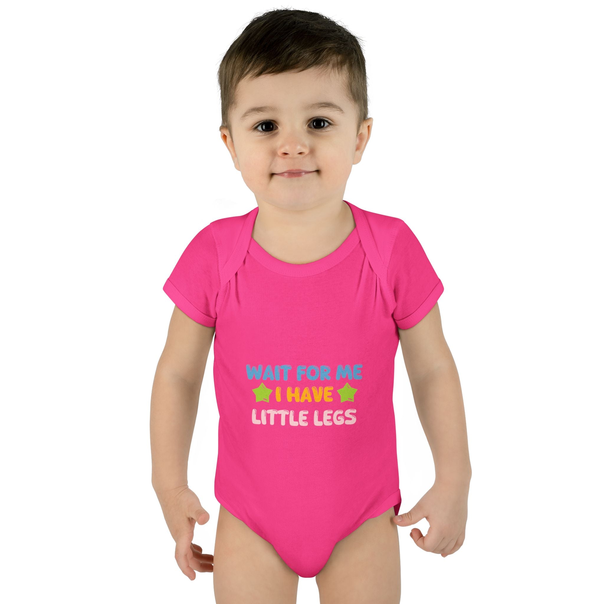 Infant Bodysuit - "Wait For Me I Have Little Legs" Cute Baby Onesie