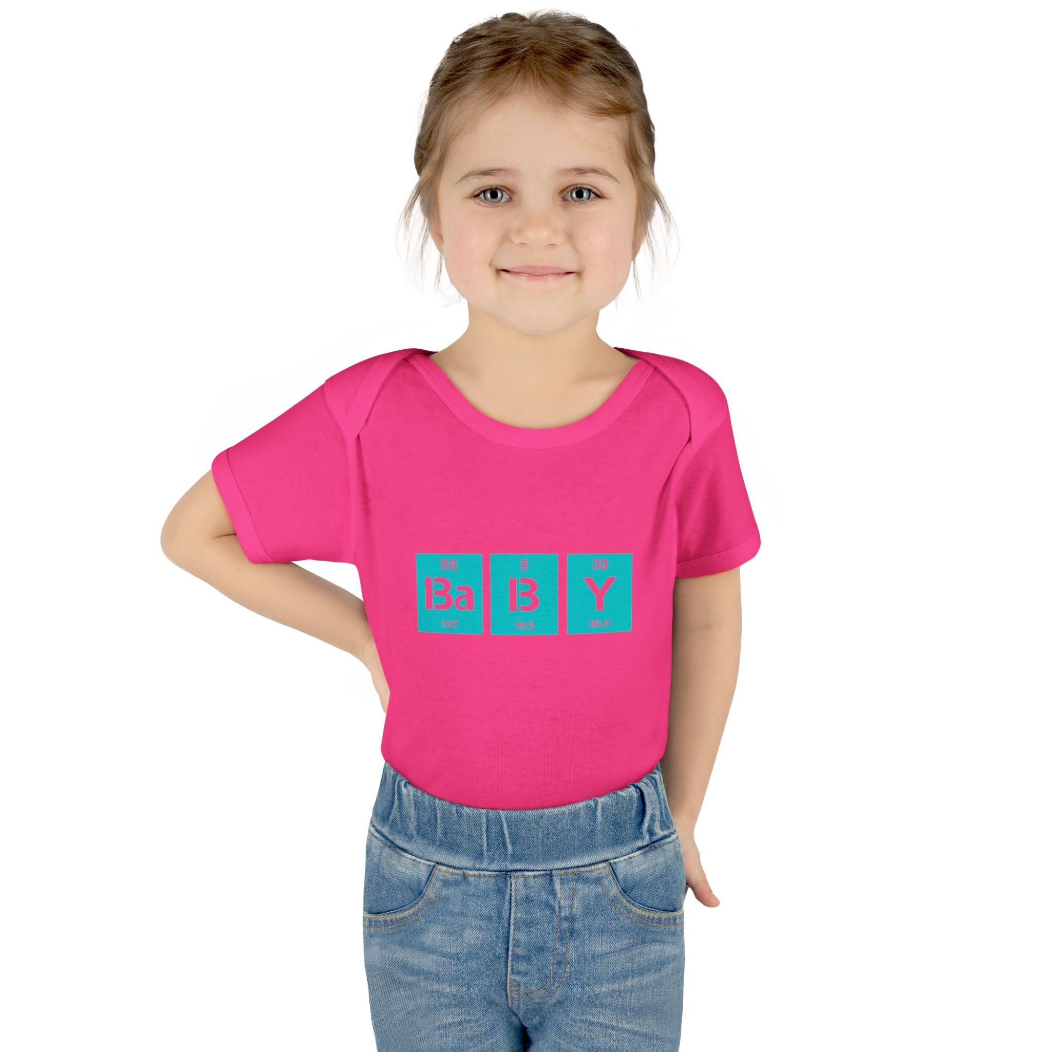 Baby Bodysuit "BaBy" Periodic Table Design – Cute Newborn Onesie Gift