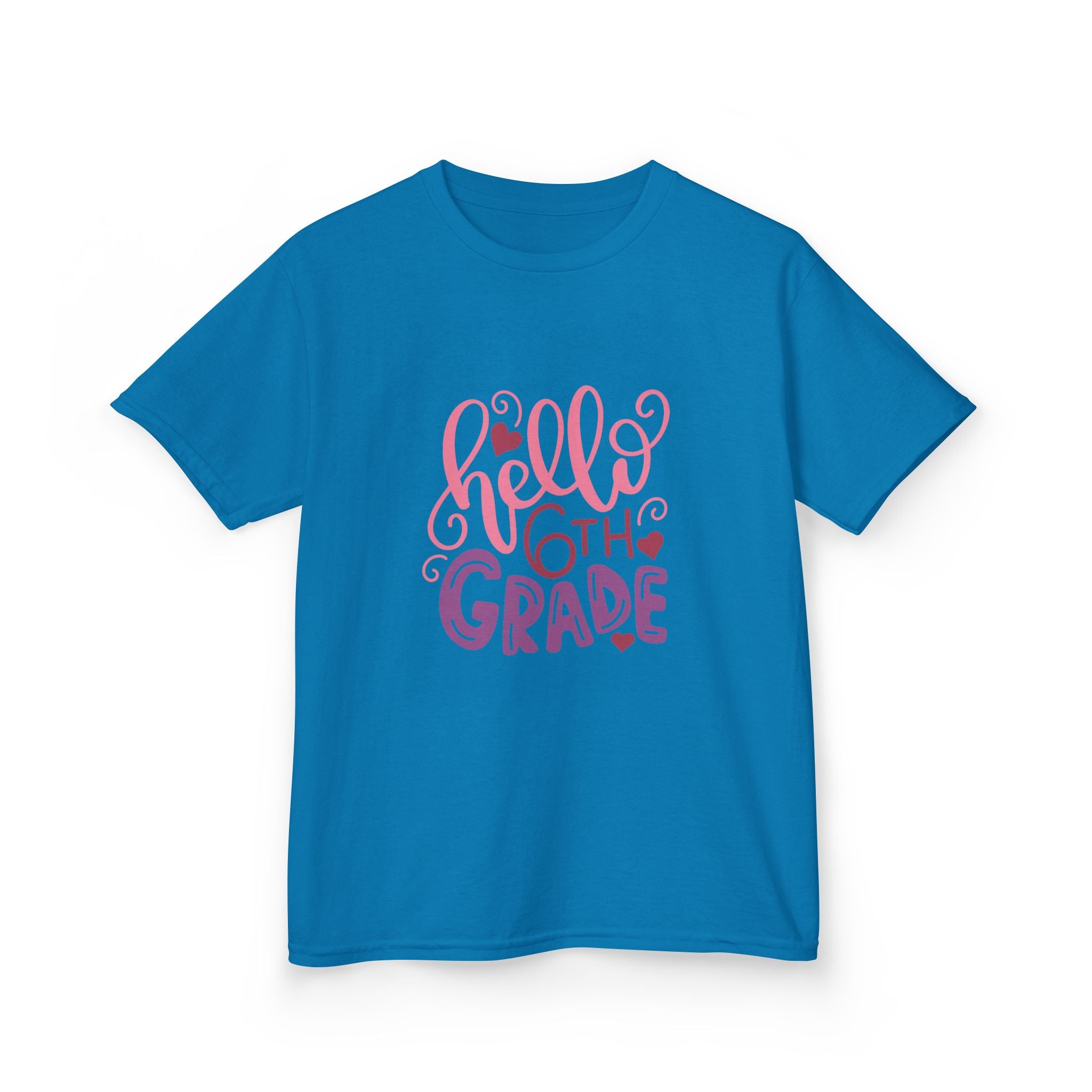 6th Grade Kids T‑Shirt — "Hello 6th Grade" Back-to-School Tee