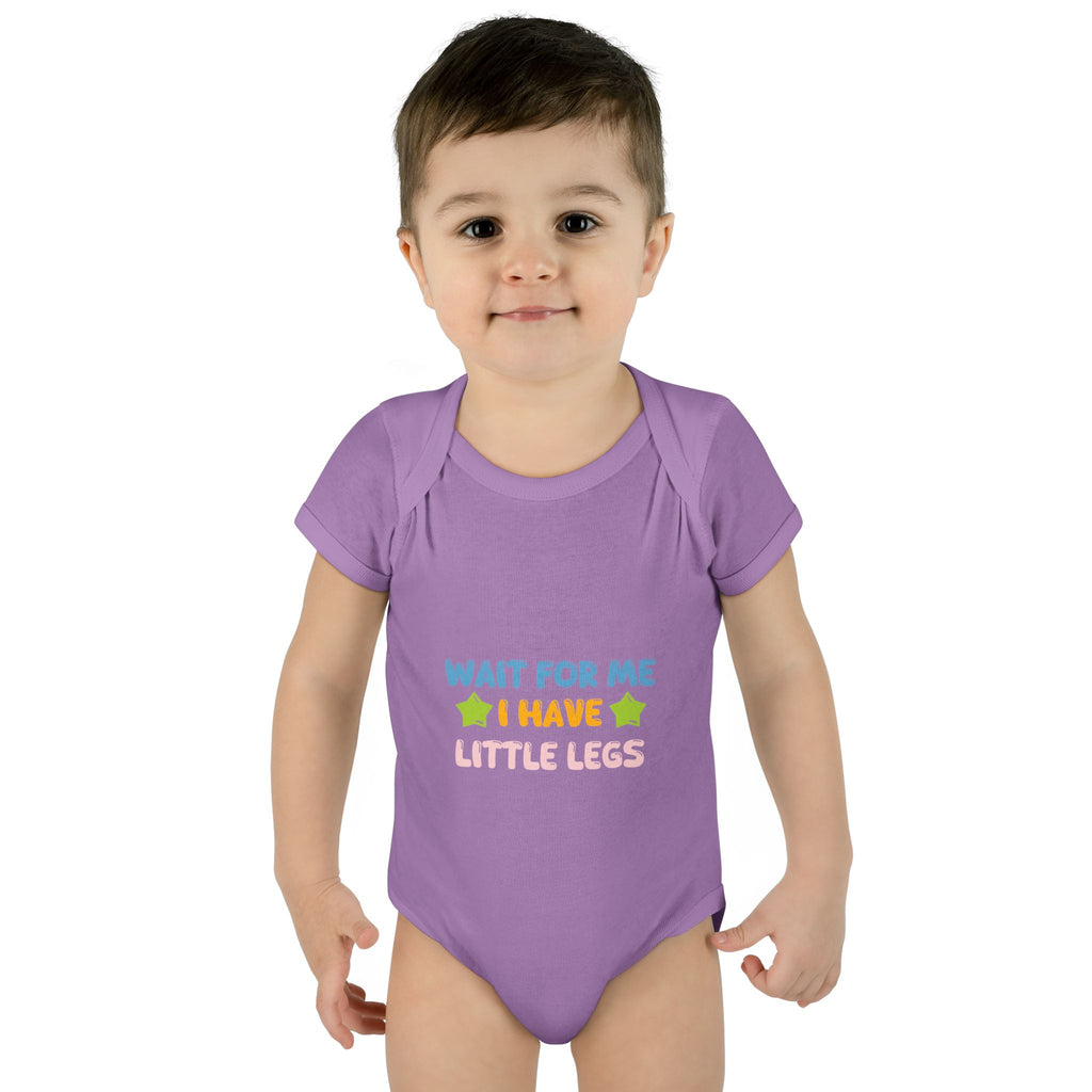 Infant Bodysuit - "Wait For Me I Have Little Legs" Cute Baby Onesie