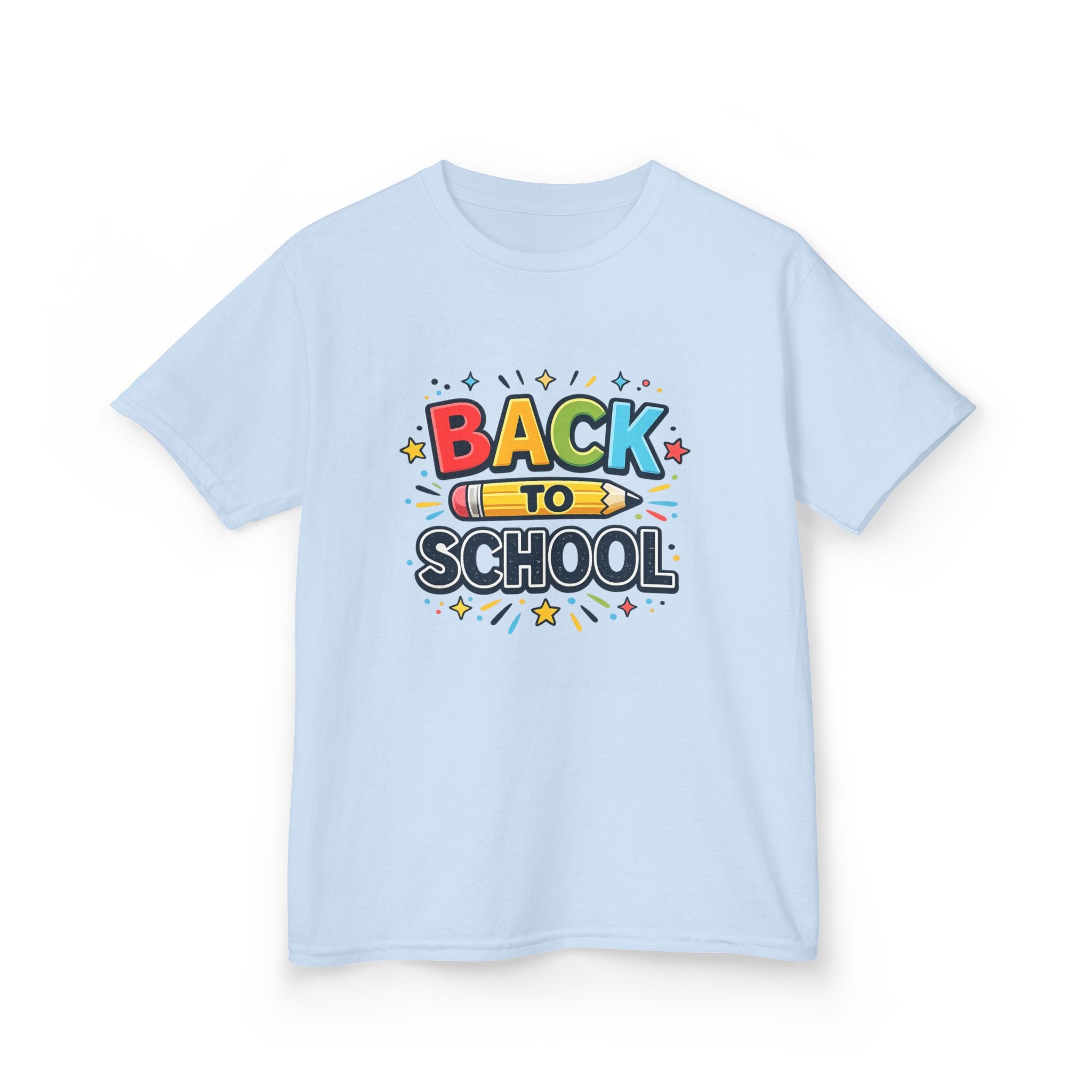 Back to School Kids T-Shirt — Colorful Pencil Design