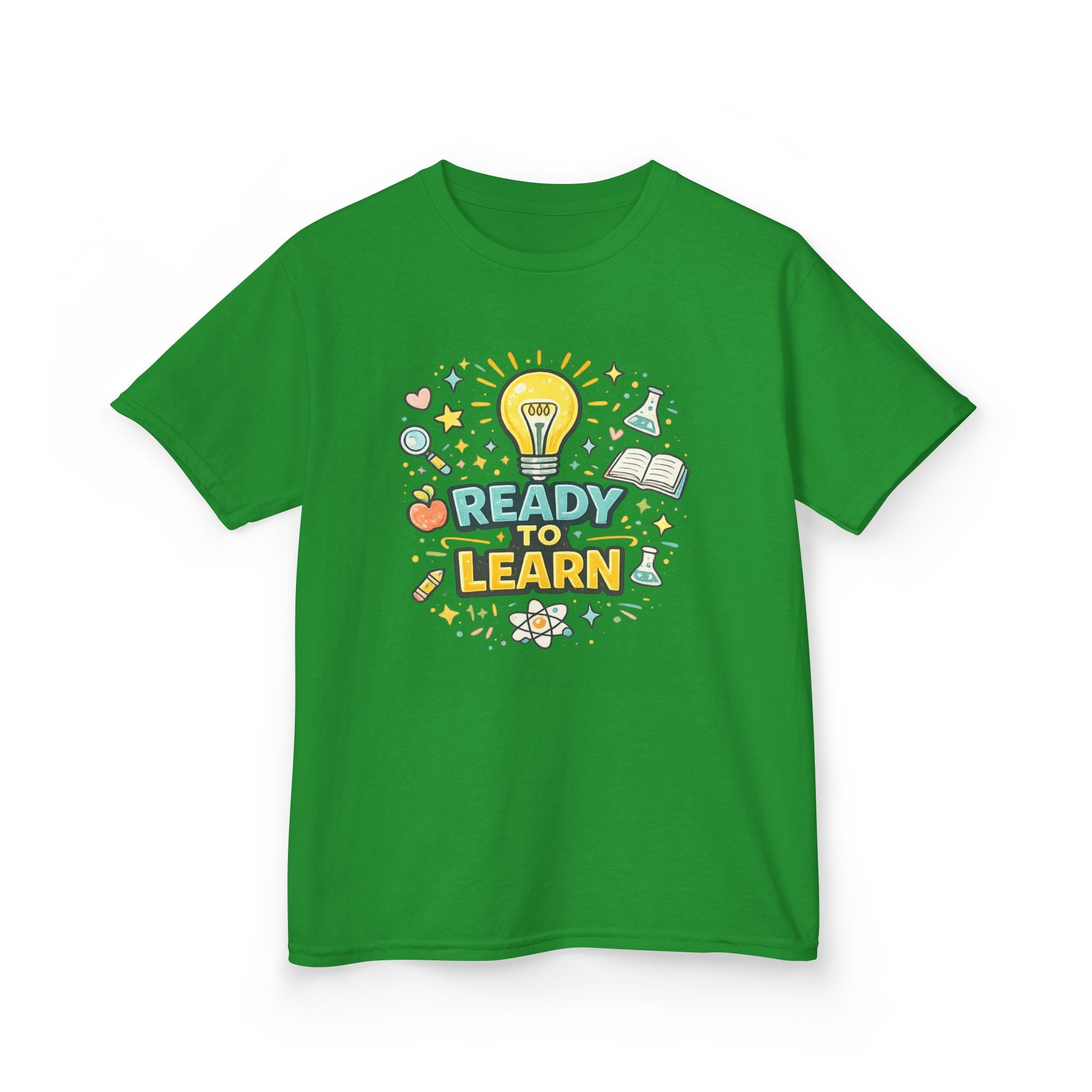Ready to Learn Kids T‑Shirt — Back to School Educational Graphic Tee