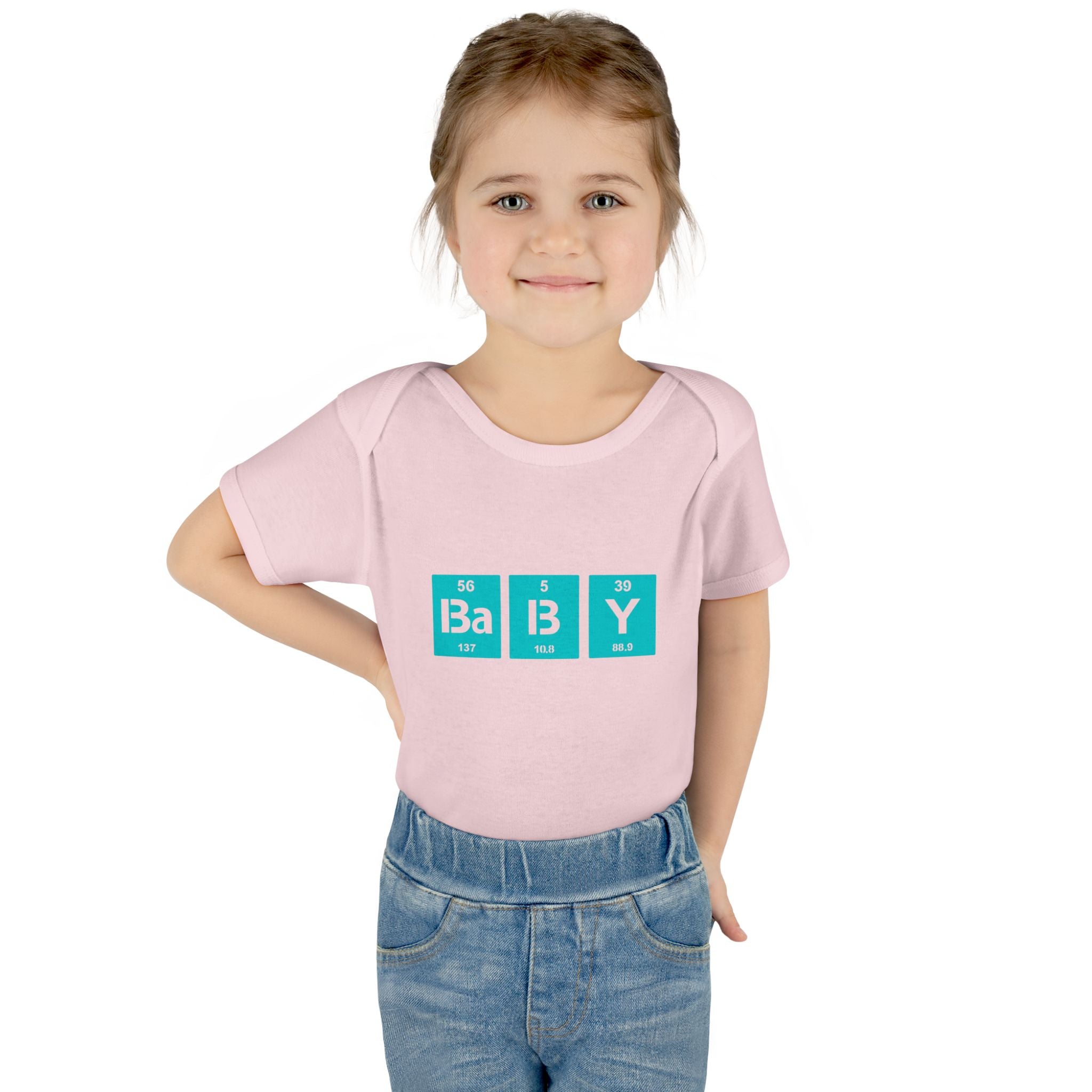 Baby Bodysuit "BaBy" Periodic Table Design – Cute Newborn Onesie Gift