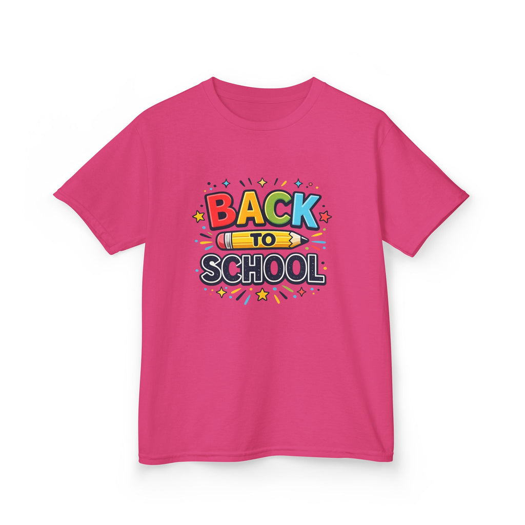 Back to School Kids T-Shirt — Colorful Pencil Design