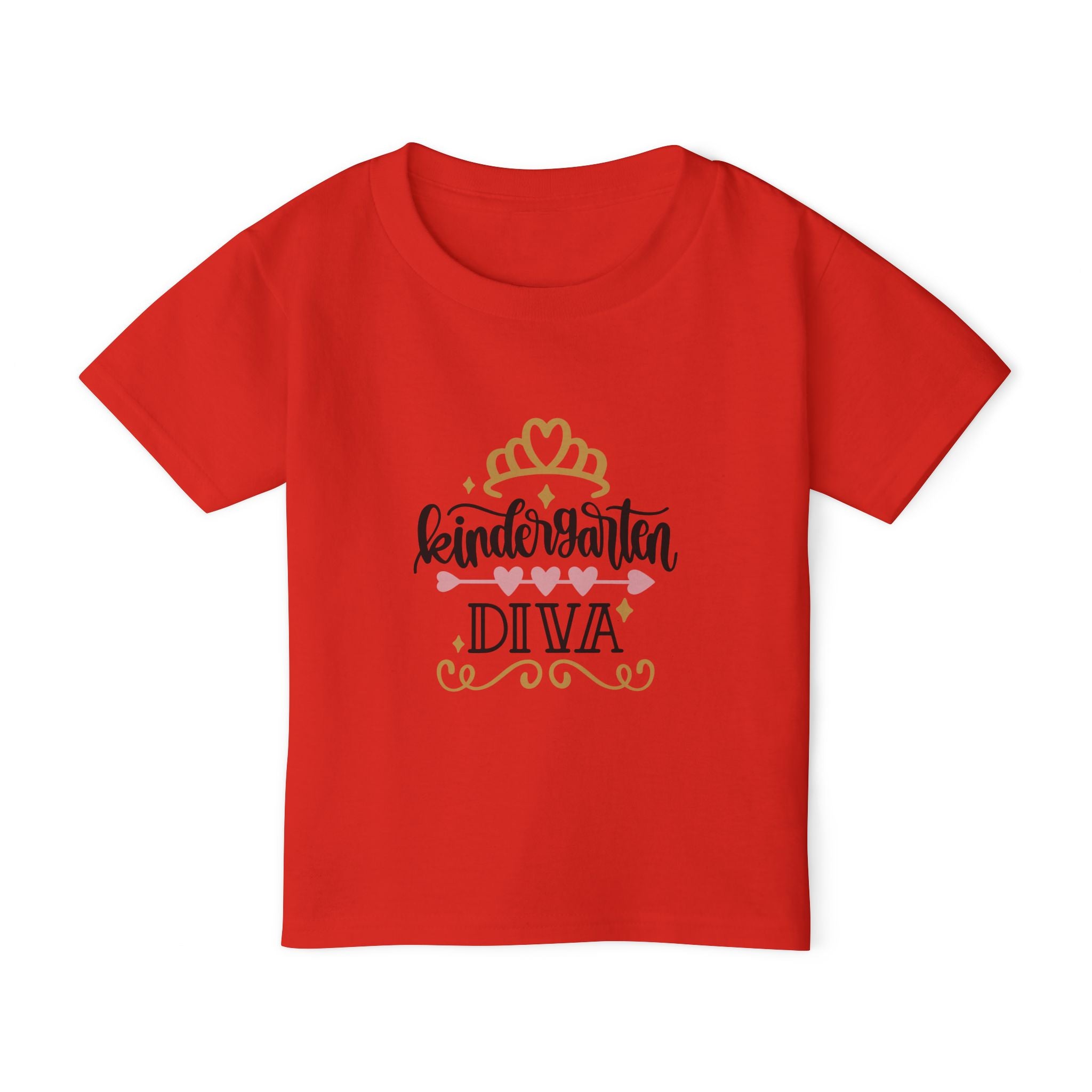 Kindergarten Diva Toddler T-Shirt — Girls Back-to-School Princess Tee