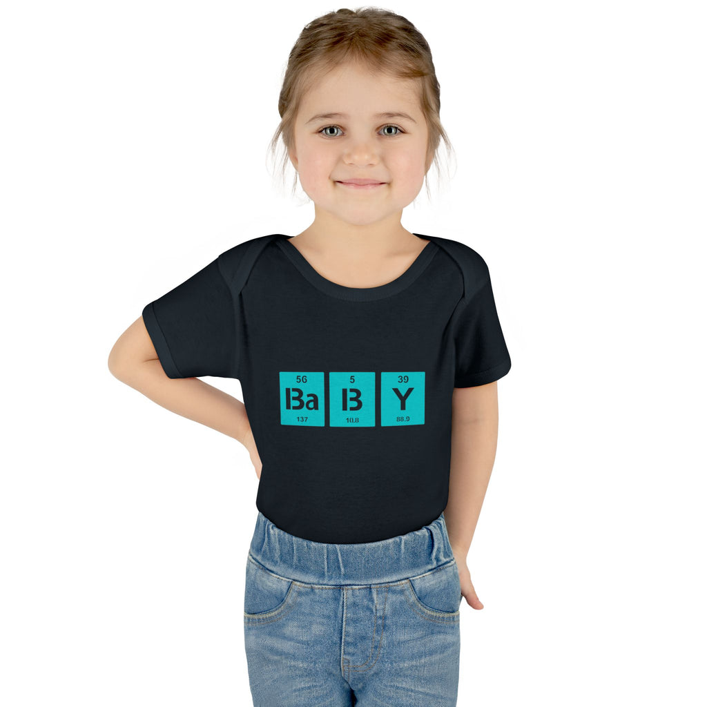 Baby Bodysuit "BaBy" Periodic Table Design – Cute Newborn Onesie Gift