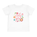 Cute Girl Floral Toddler Tee