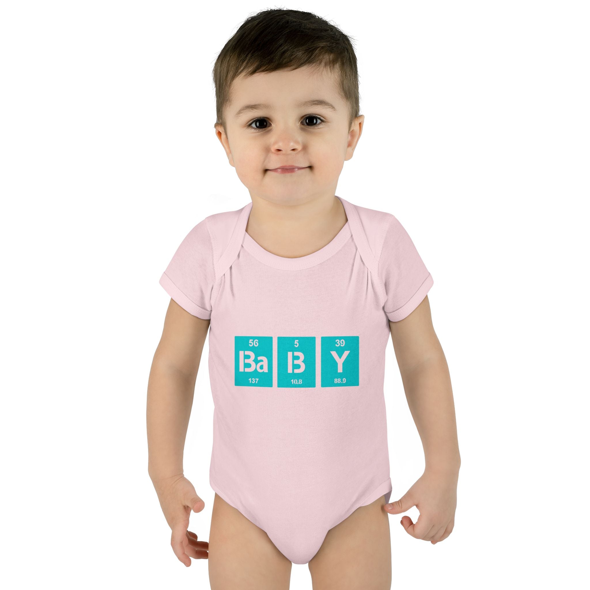 Baby Bodysuit "BaBy" Periodic Table Design – Cute Newborn Onesie Gift