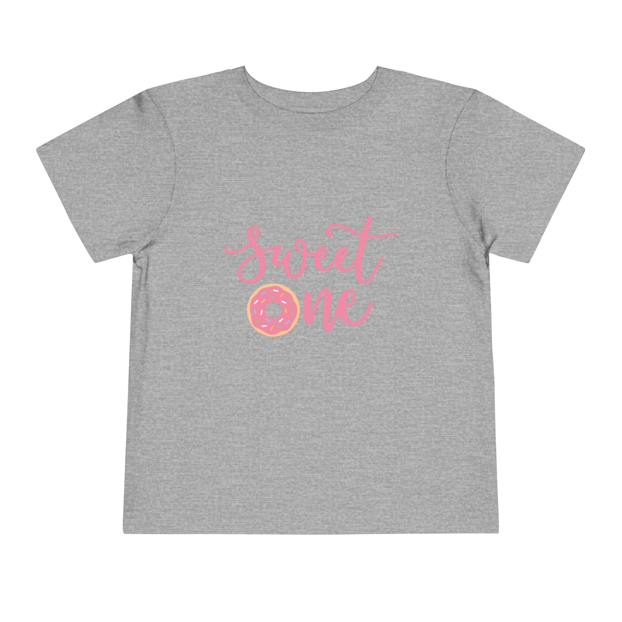 Toddler Tee - "Sweet One" Pink Donut First Birthday Shirt
