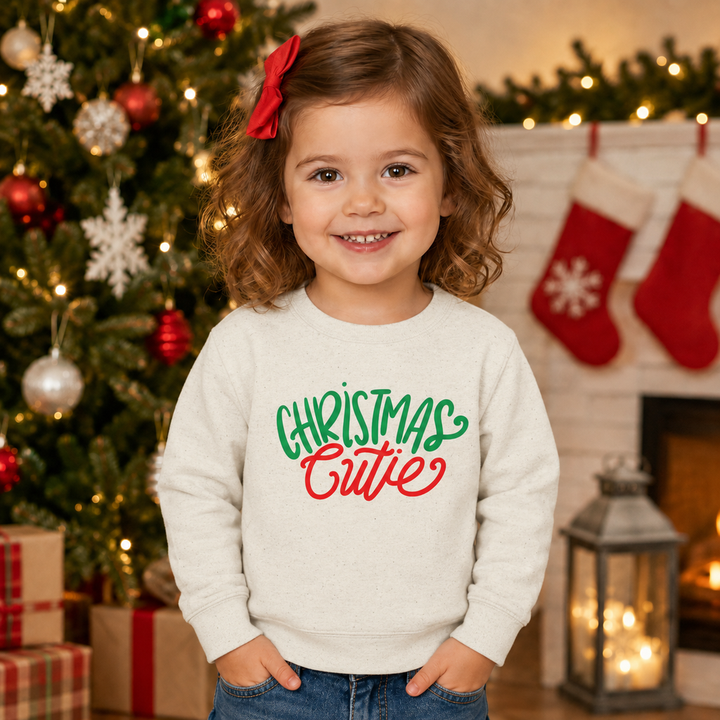 Christmas Cutie Toddler Sweatshirt