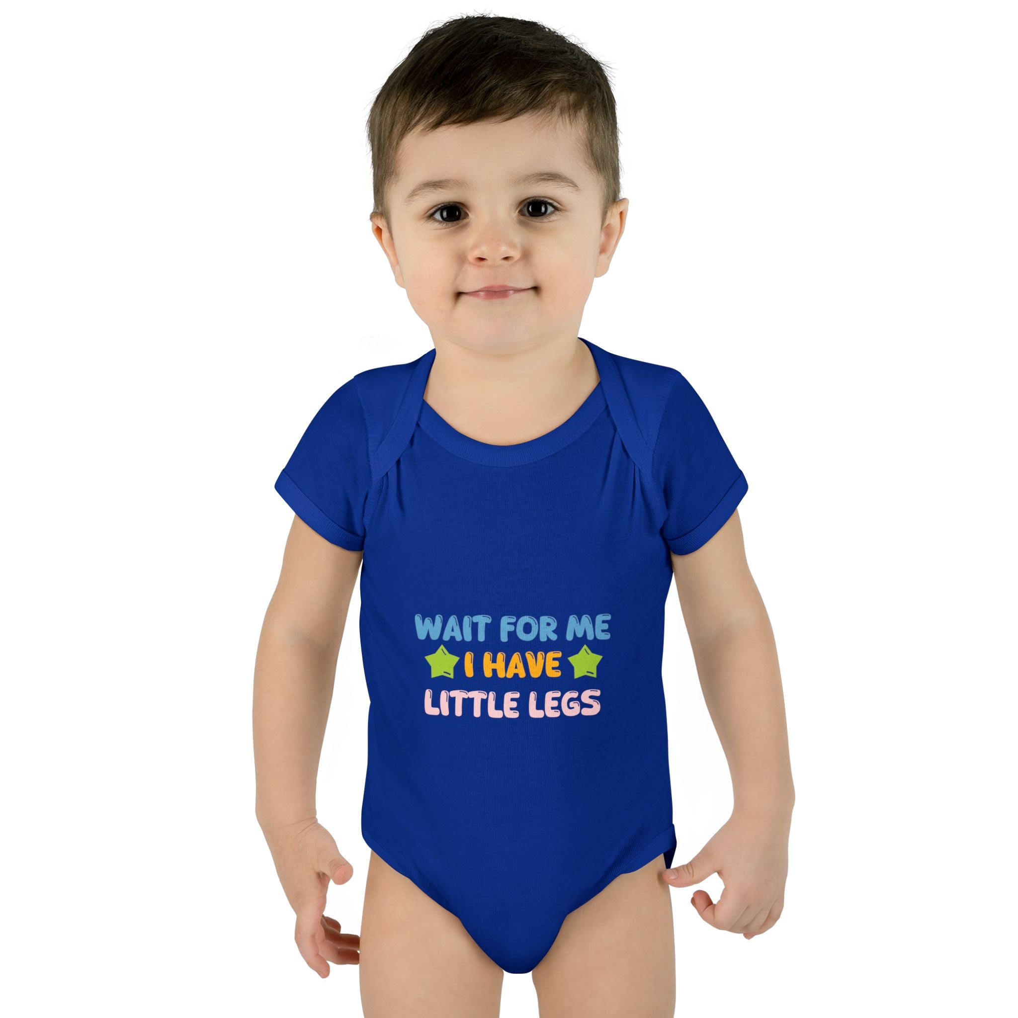 Infant Bodysuit - "Wait For Me I Have Little Legs" Cute Baby Onesie