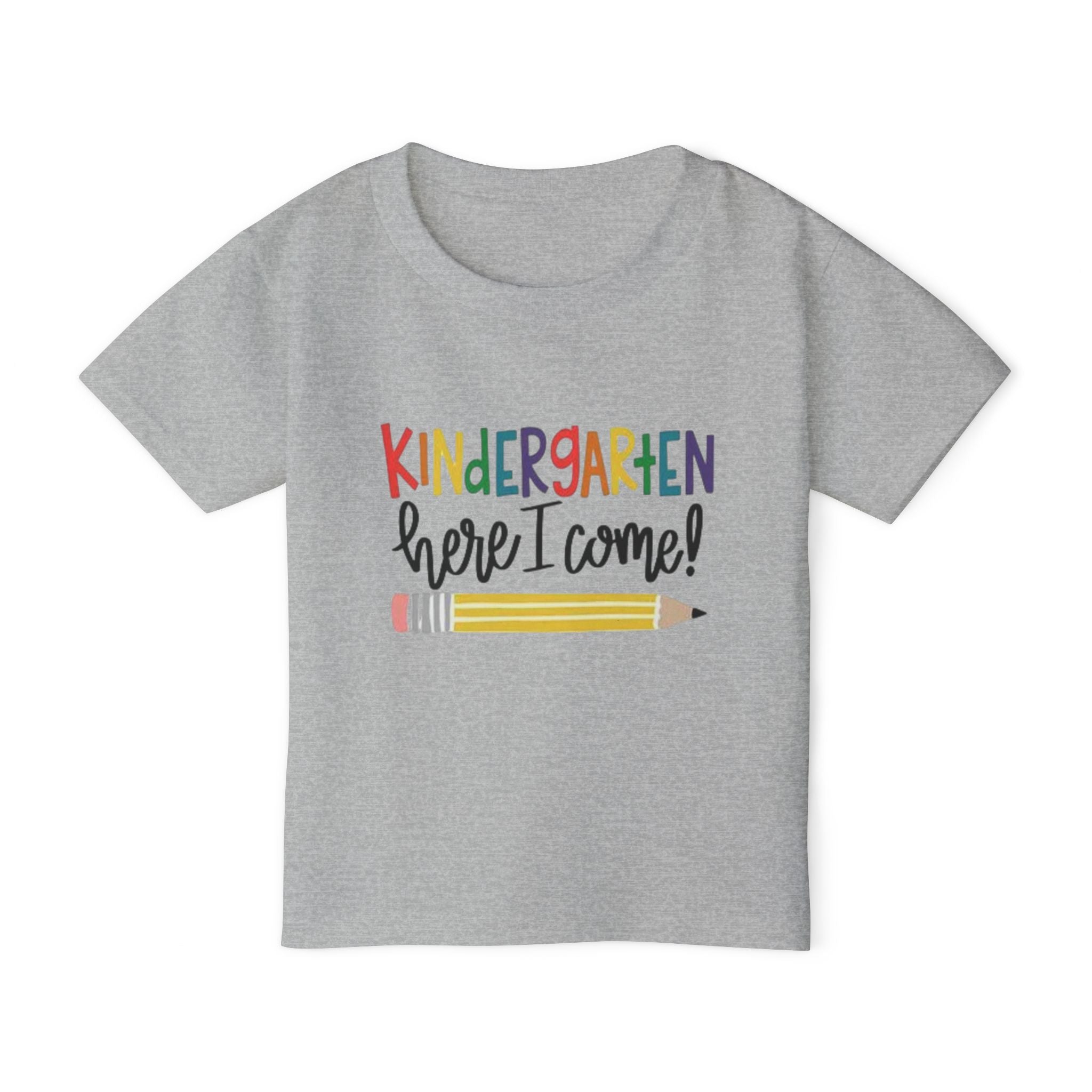 Kindergarten Here I Come! Toddler T-Shirt — Back to School First Day Tee