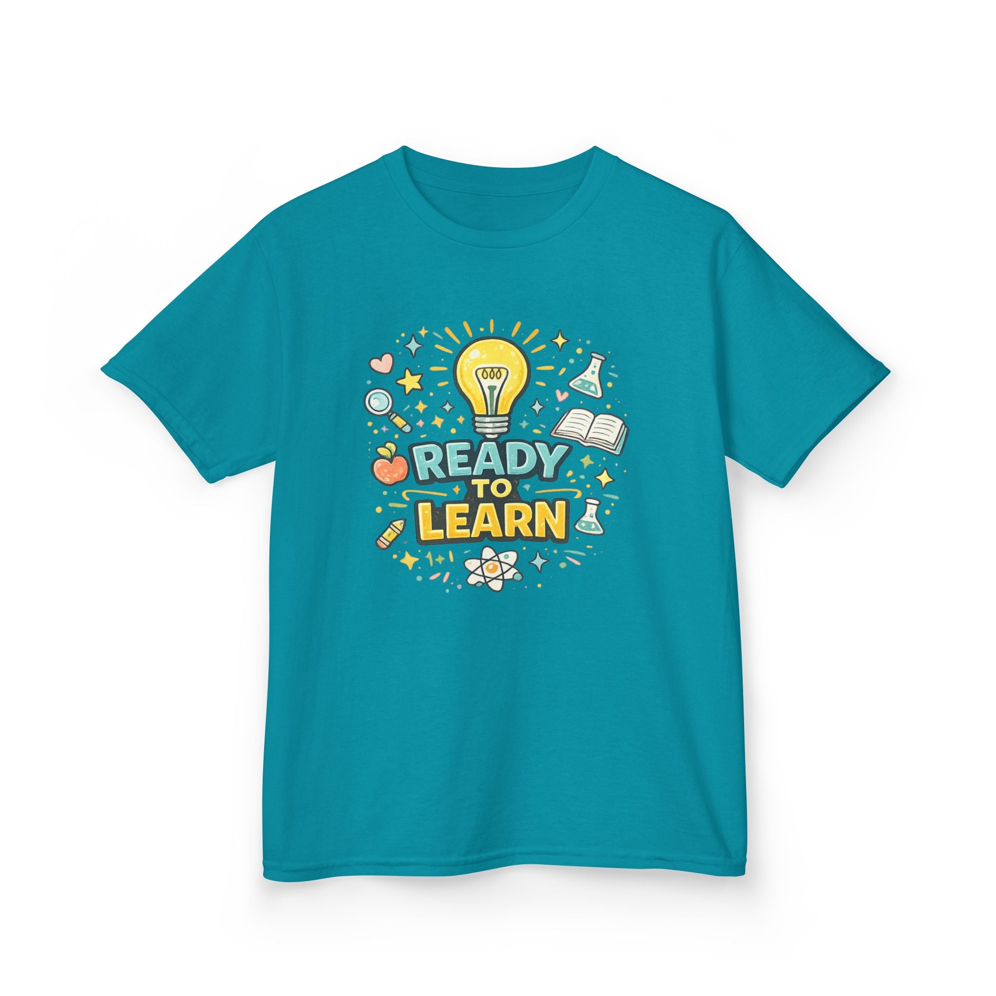 Ready to Learn Kids T‑Shirt — Back to School Educational Graphic Tee