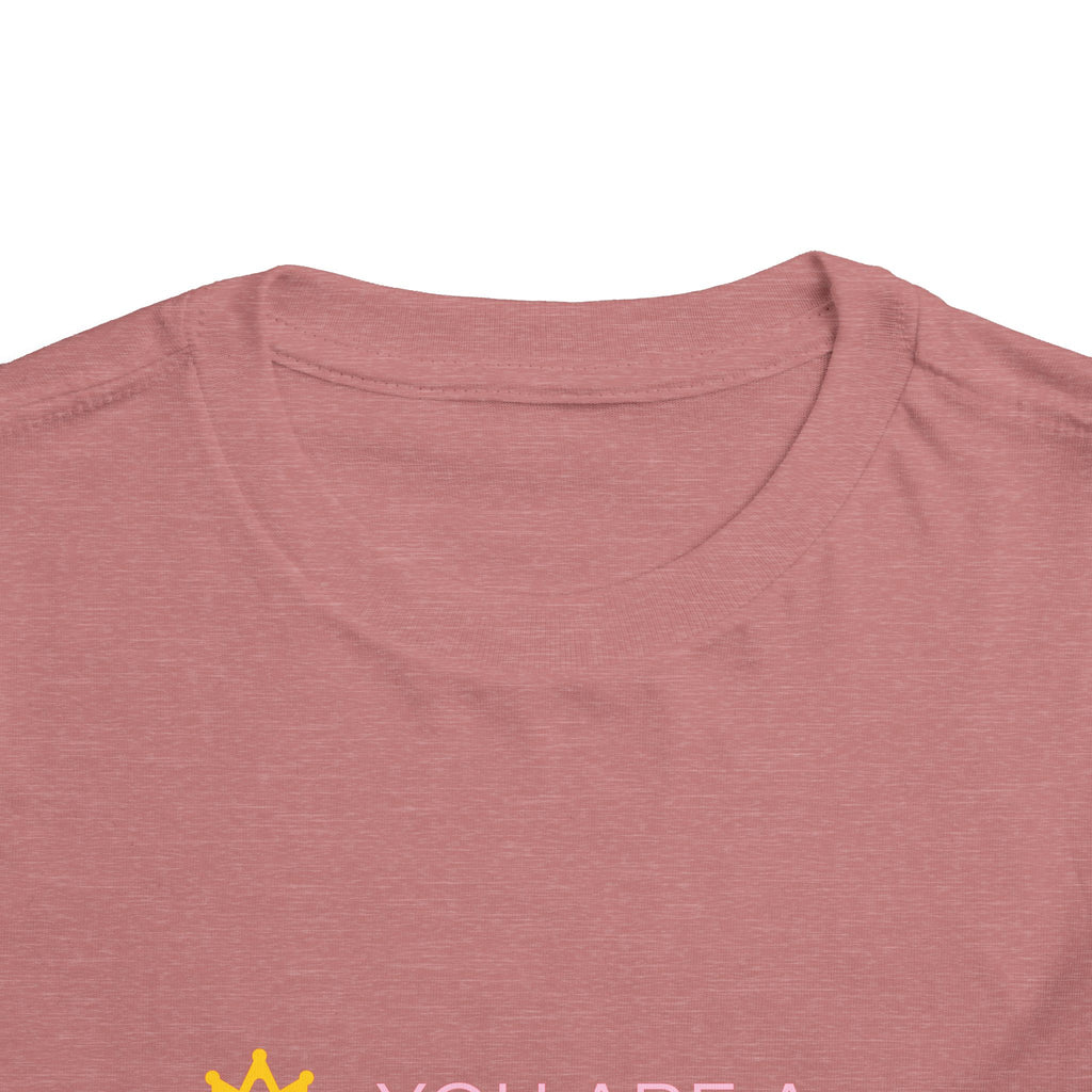 Toddler Tee - "You Are A Princess" Pink Crown Graphic