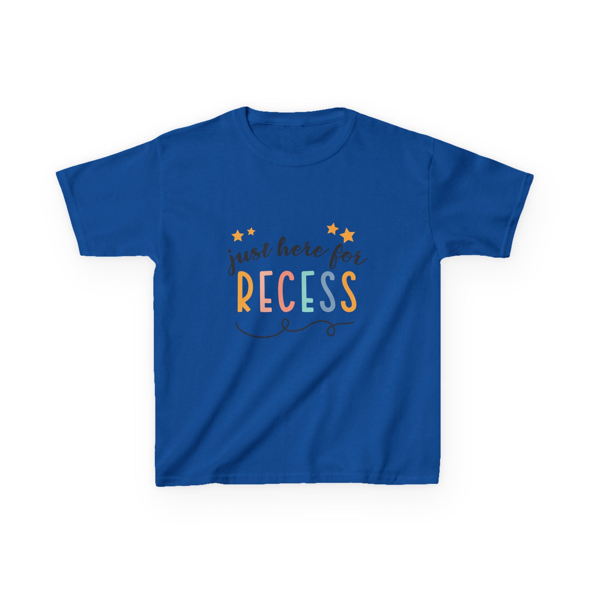 Kids Tee — "Just Here for Recess"