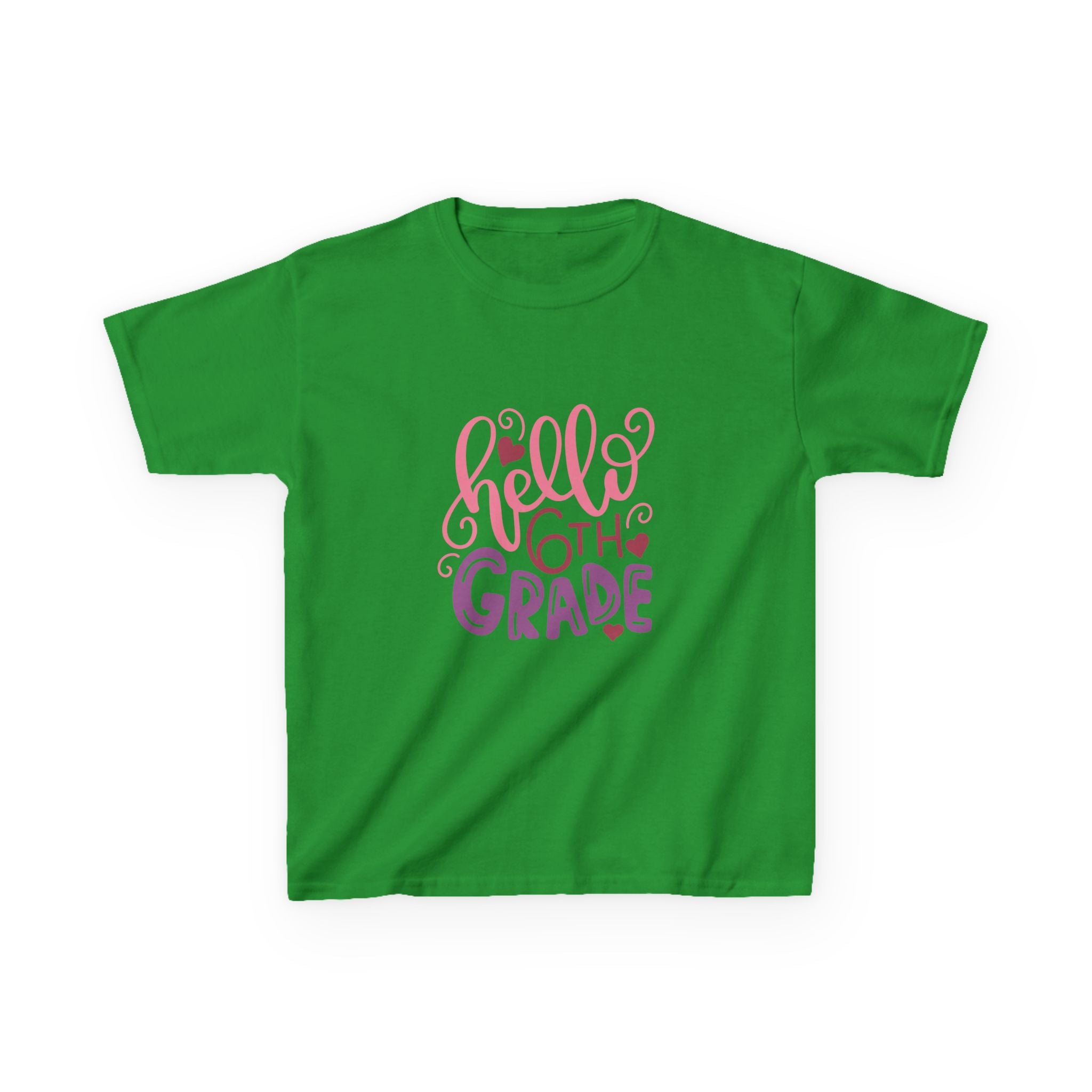 6th Grade Kids T‑Shirt — "Hello 6th Grade" Back-to-School Tee