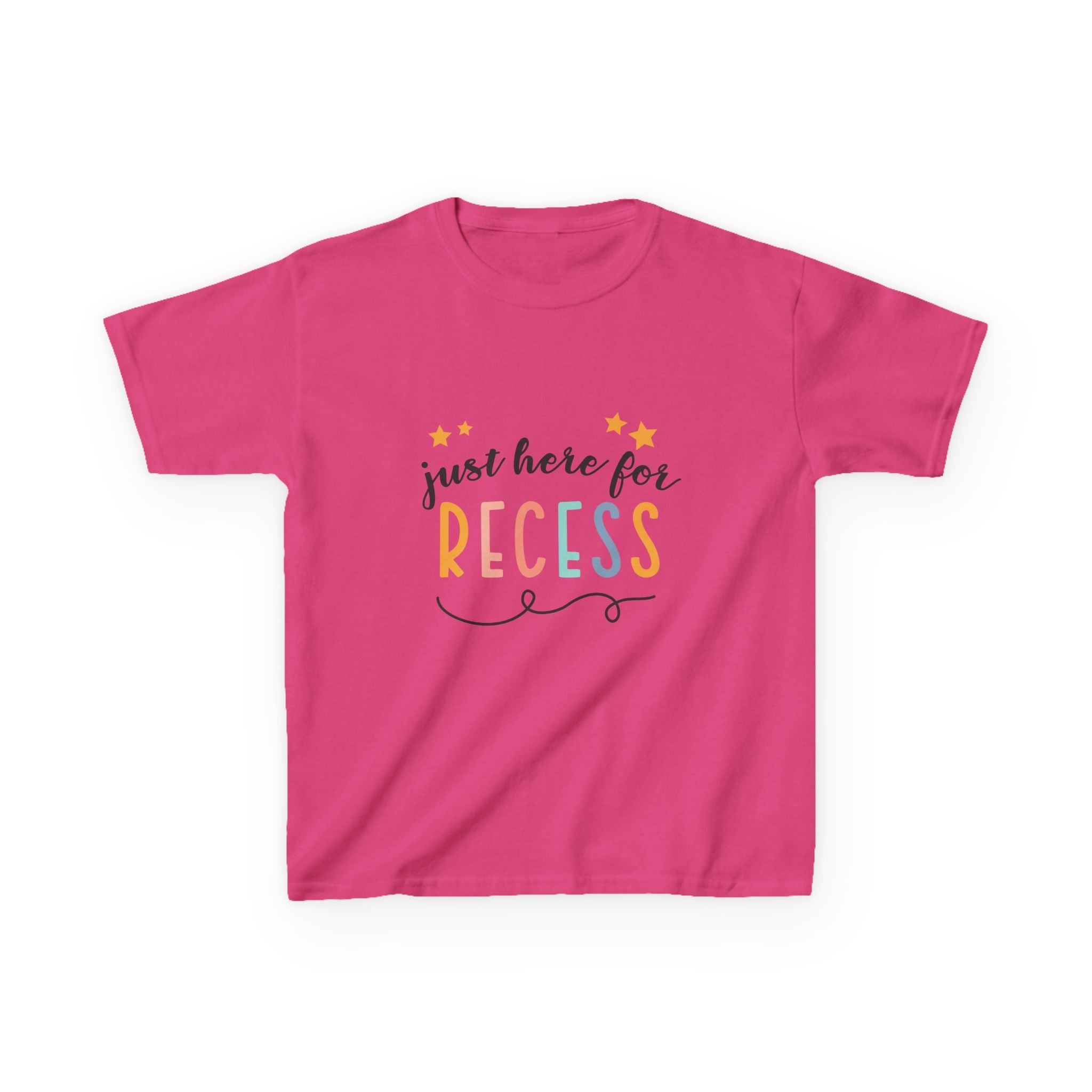 Kids Tee — "Just Here for Recess"
