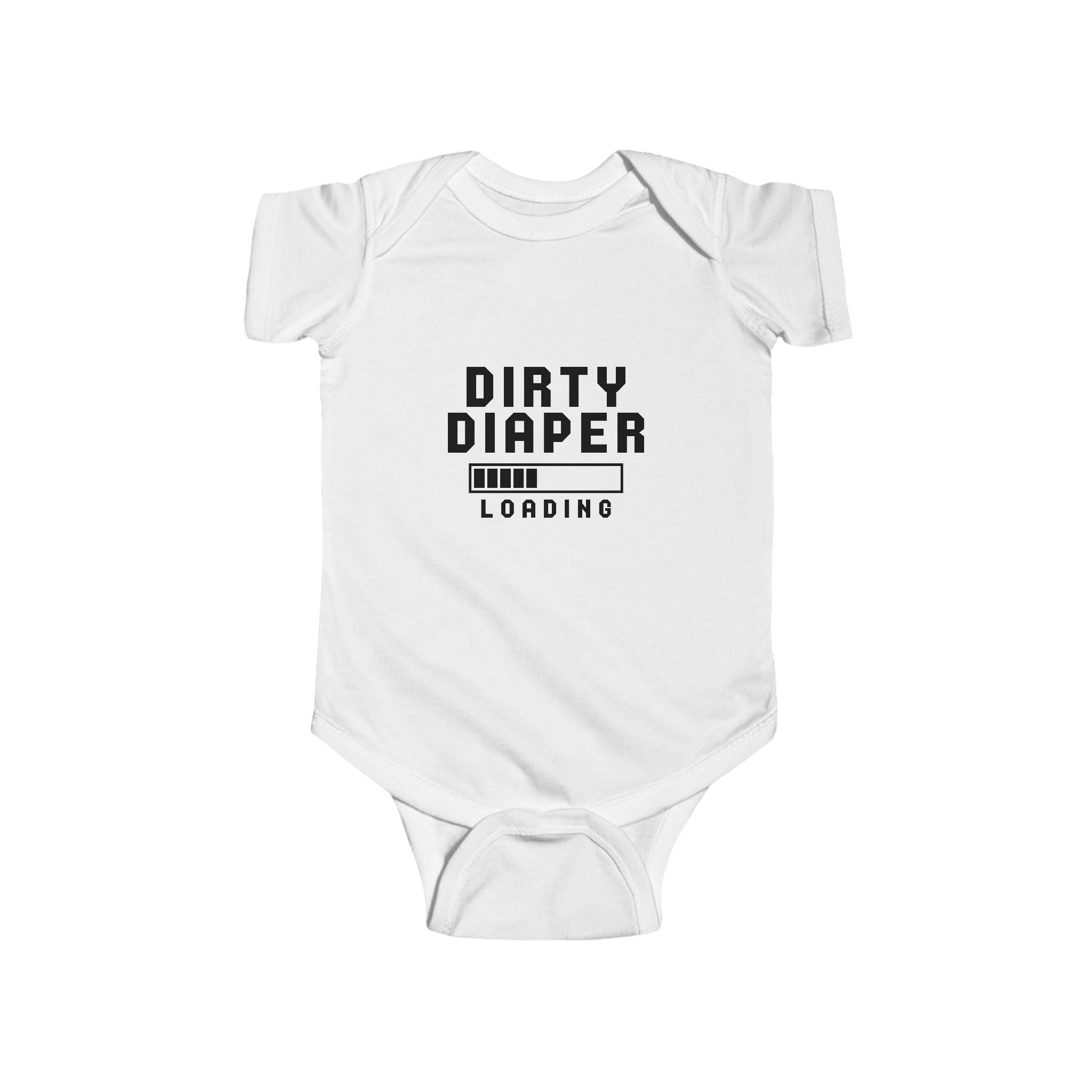 "Dirty Diaper Loading" Infant Bodysuit