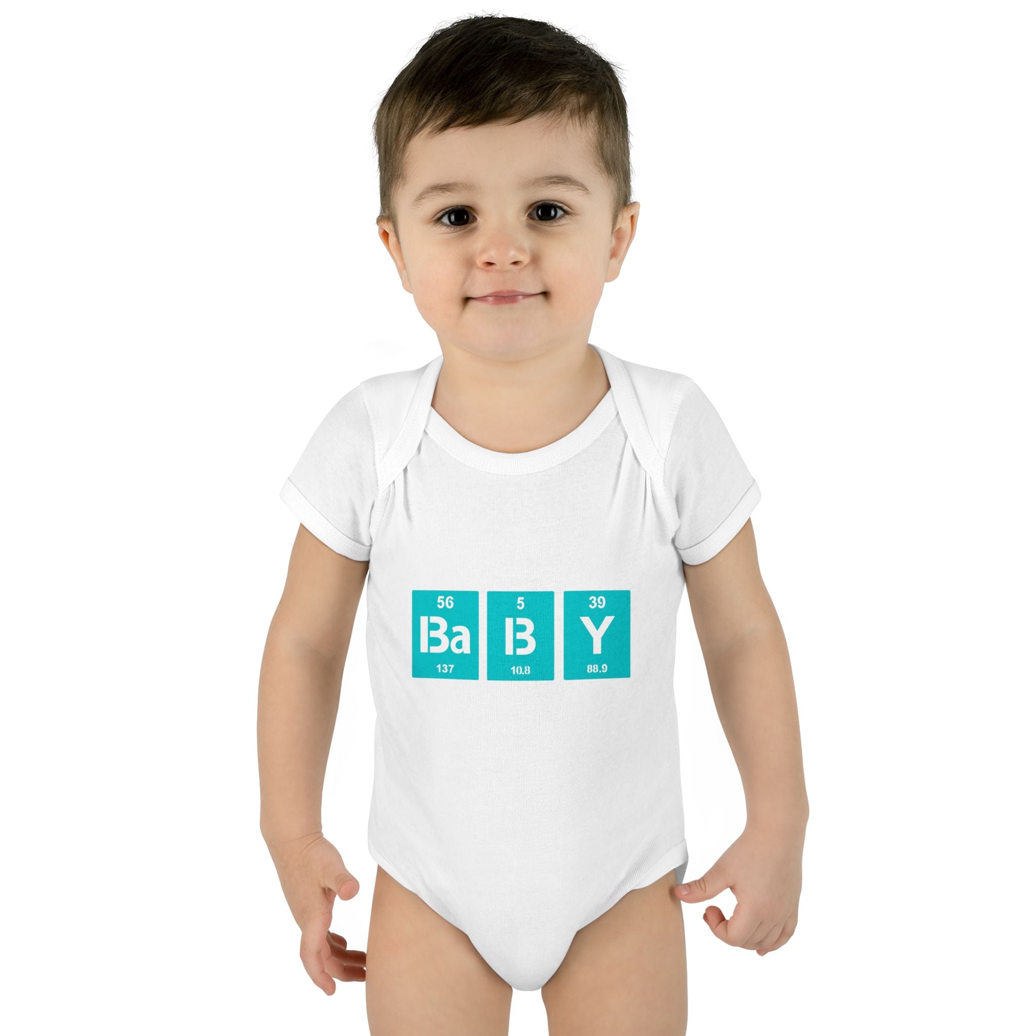 Baby Bodysuit "BaBy" Periodic Table Design – Cute Newborn Onesie Gift