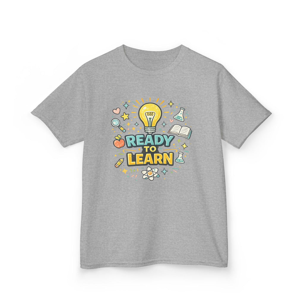 Ready to Learn Kids T‑Shirt — Back to School Educational Graphic Tee