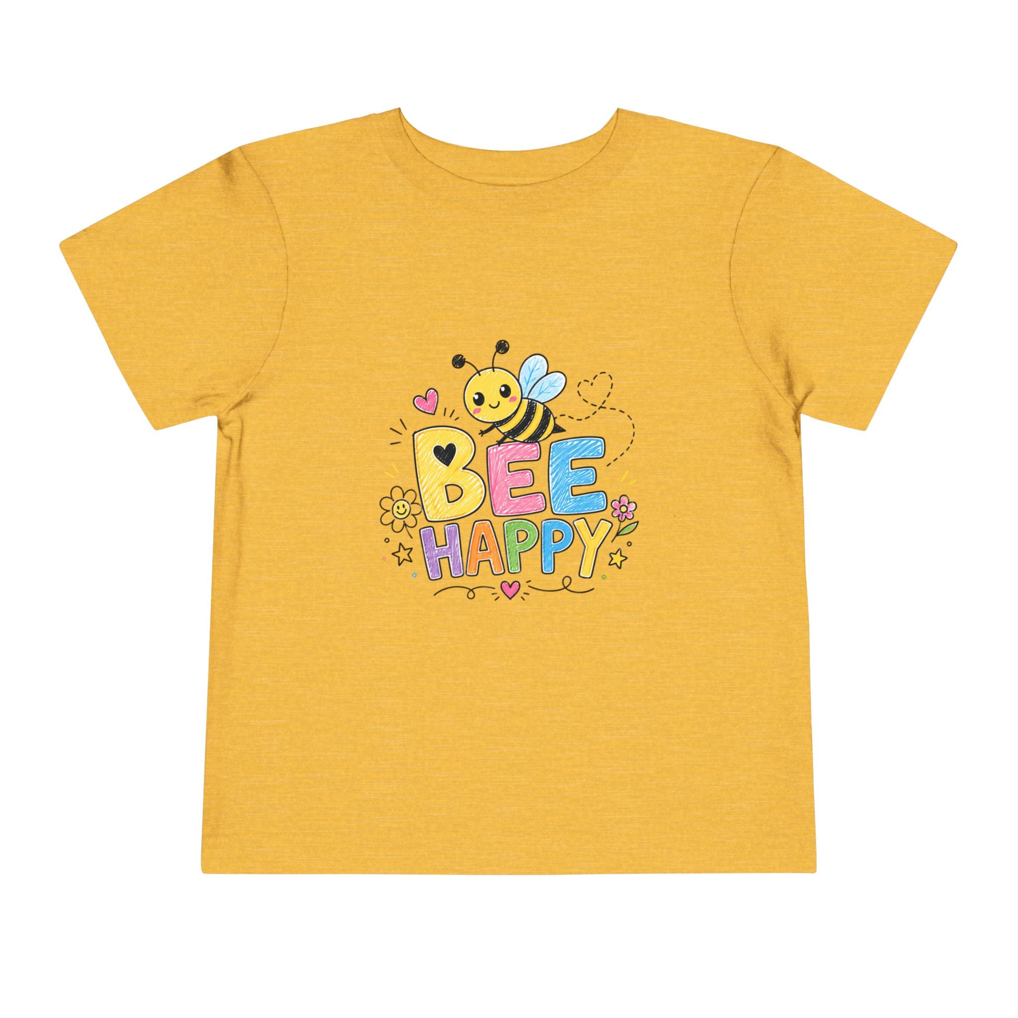 "Bee Happy" Toddler Tee