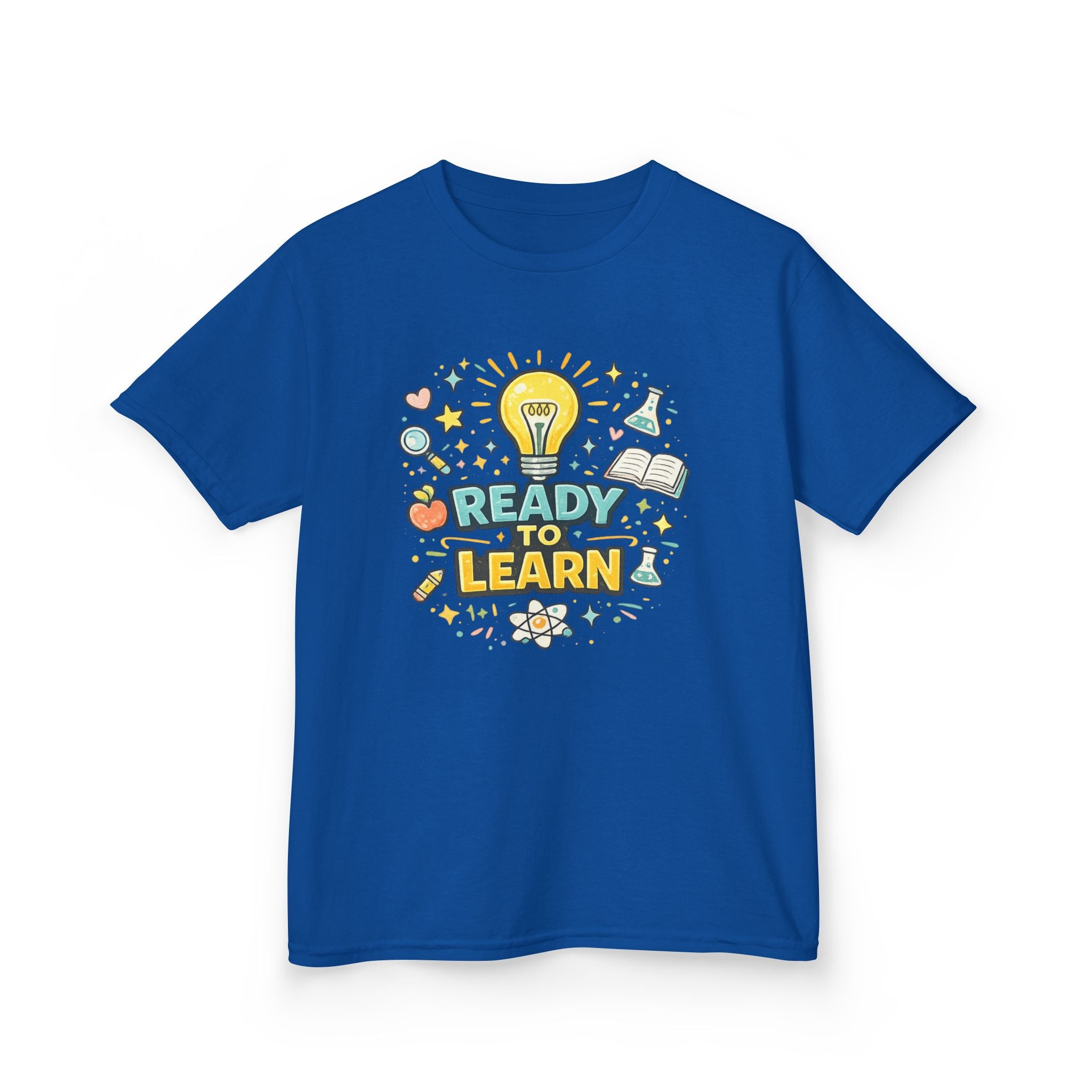 Ready to Learn Kids T‑Shirt — Back to School Educational Graphic Tee