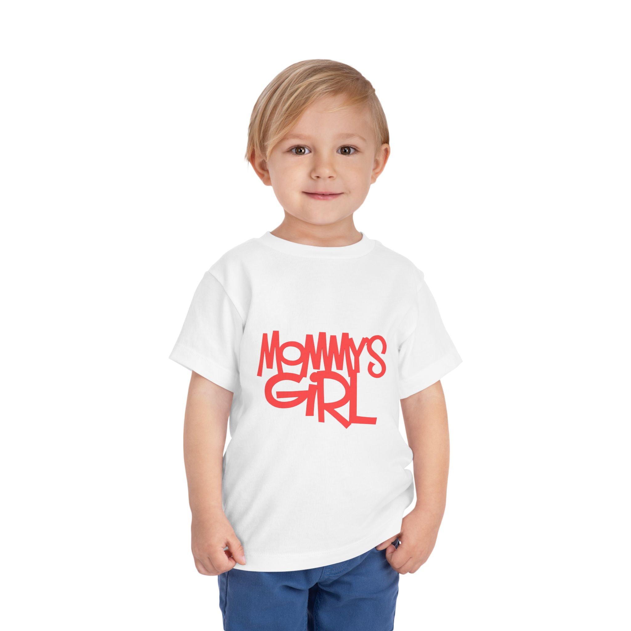 Mommy's Girl Toddler Tee — Cute Pink Script Baby Shirt
