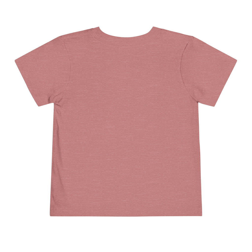 Cute Girl Floral Toddler Tee